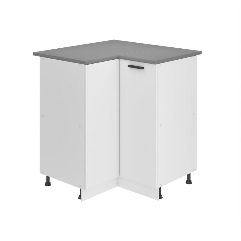 Meuble bas d'angle de cuisine 90 cm TOR SNP90/0/WT/WT/B/B1/PP