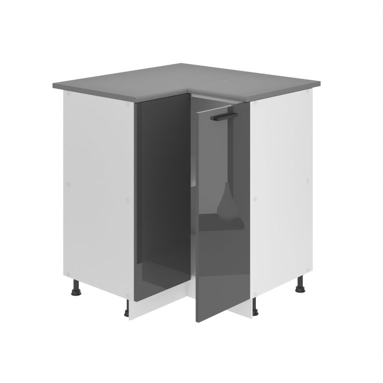 Meuble bas d'angle de cuisine 90 cm INF SNP90/0/WT/S/B/B1/PP