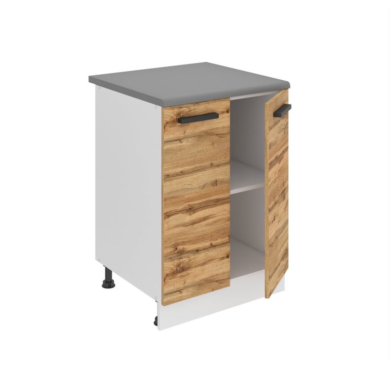 Meuble bas de cuisine 60 cm TOR SD2-60/0/WT/DW/B/B1/PP
