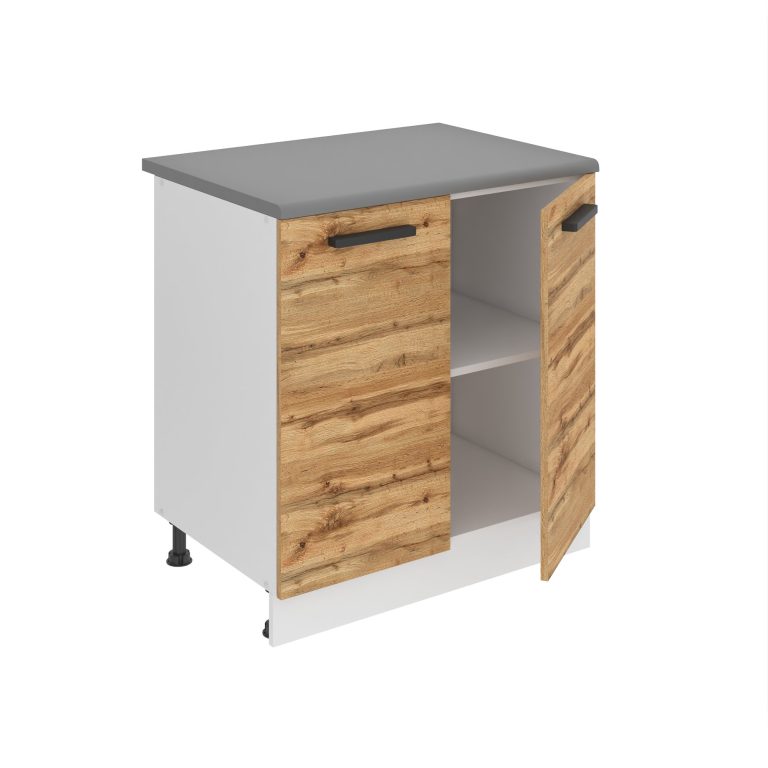 Meuble bas de cuisine 80 cm TOR SD80/0/WT/DW/B/B1/PP
