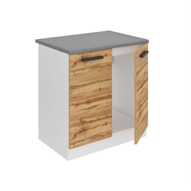 Meuble sous évier de cusine 80 cm TOR SDZ80/0/WT/DW/B/B1/PP

