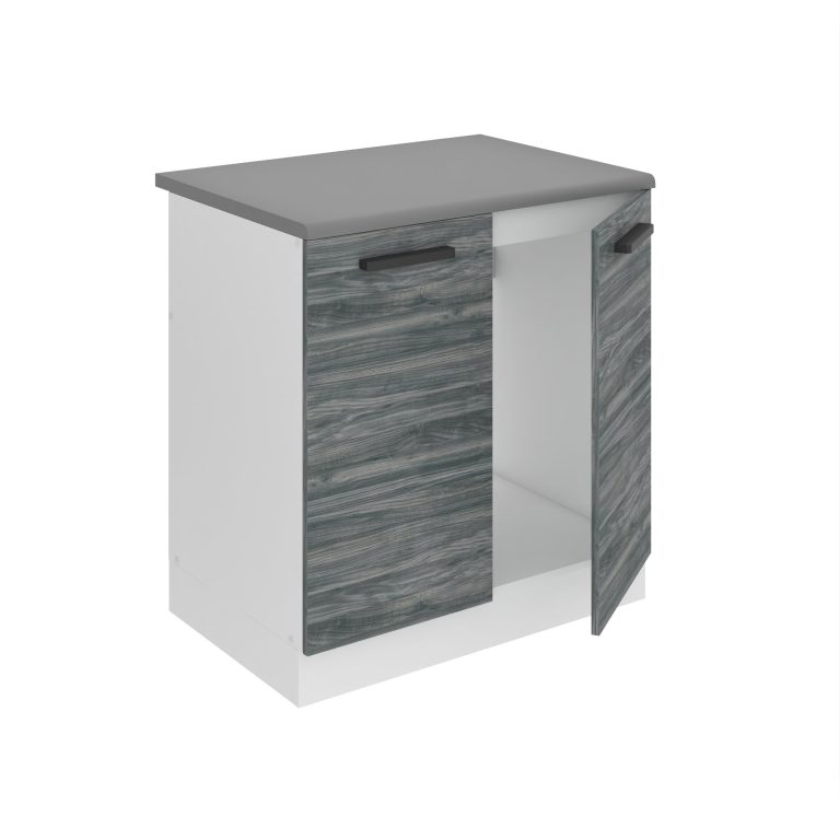 Meuble sous évier de cusine 80 cm TOR SDZ80/0/WT/GW/B/B1/PP
