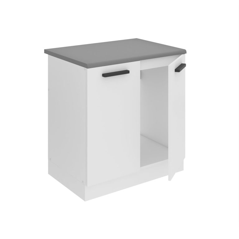 Meuble sous évier de cusine 80 cm TOR SDZ80/0/WT/WT/B/B1/PP
