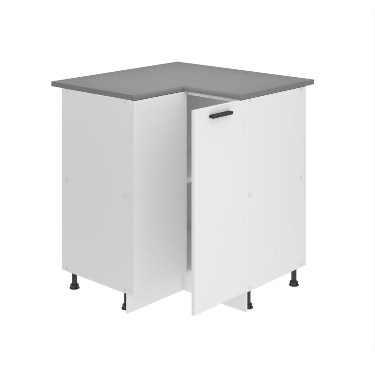 Meuble bas d'angle de cuisine 90 cm TOR SNP90/0/WT/WT/B/B1/PP