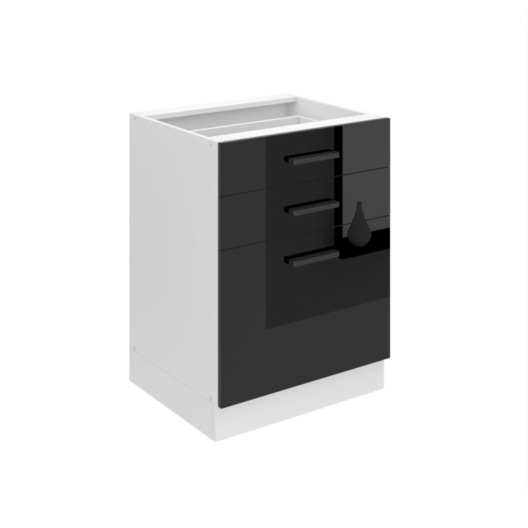 Meuble bas de cuisine 60 cm tiroirs  INF SDSZ60/0/WT/B/0/B1/PP