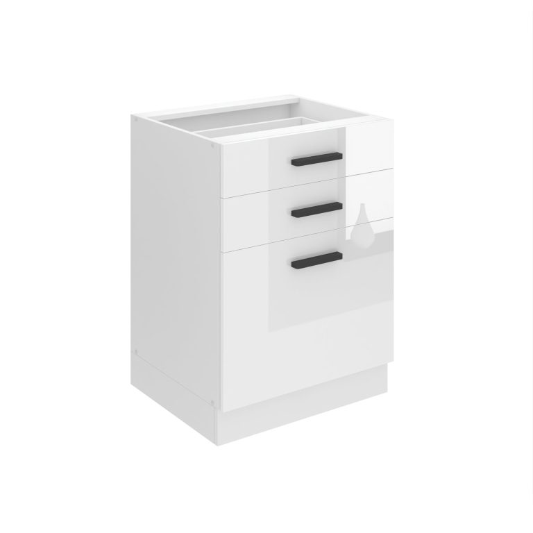 Meuble bas de cuisine 60 cm tiroirs TOR SDSZ60/0/WT/SR/0/B1/PP
