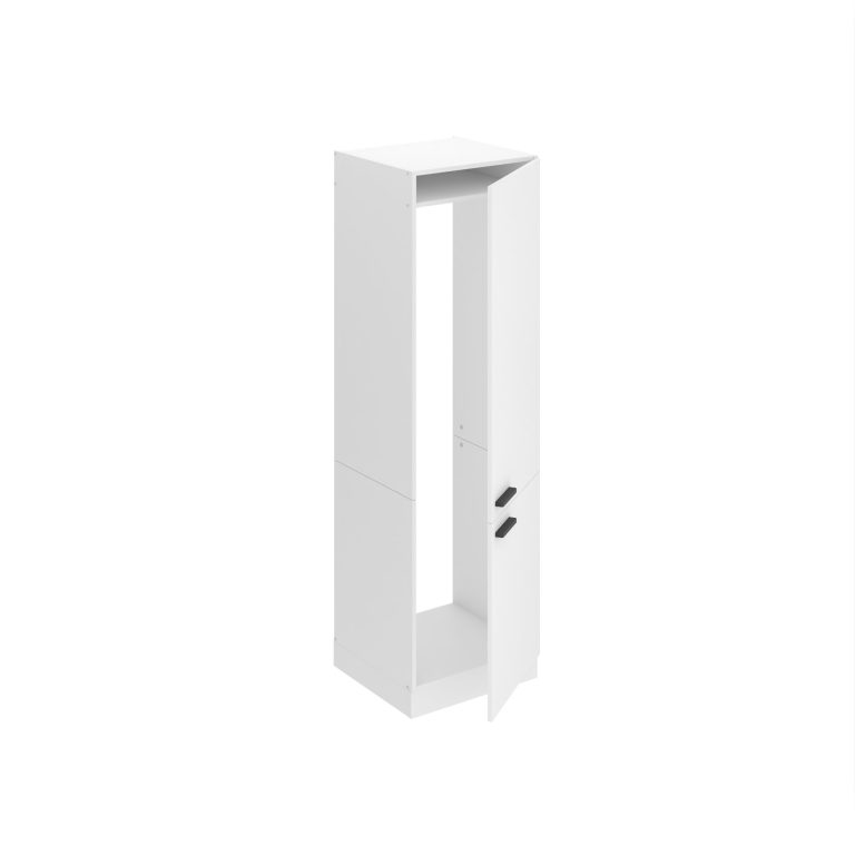 Meuble de cuisine colonne de frigo 60 cm TOR SSL60/0/WT/WT/0/B1/PP