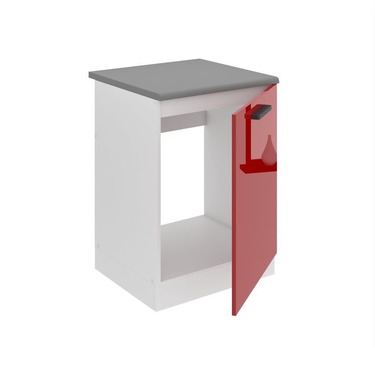 Meuble sous évier de cusine 60 cm  INF SDZ60/0/WT/R/0/B1/PP