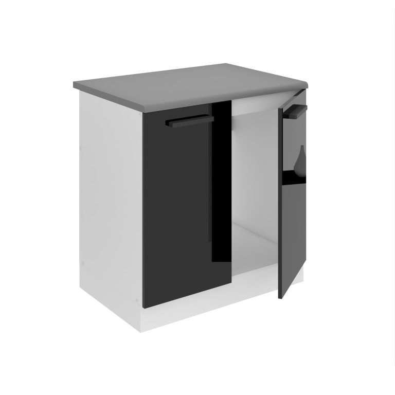 Meuble sous évier de cusine 80 cm  INF SDZ80/0/WT/B/0/B1/PP