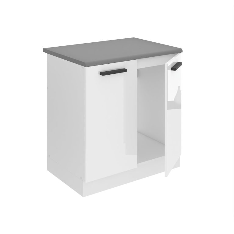 Meuble sous évier de cusine 80 cm INF SDZ80/0/WT/W/0/B1/PP