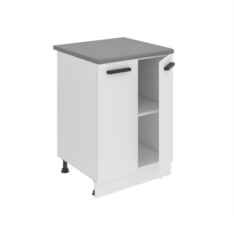 Meuble bas de cuisine 60 cm TOR SD2-60/0/WT/WT/0/B1/PP