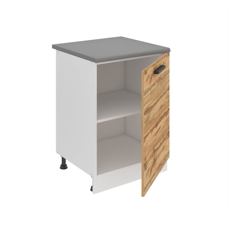 Meuble bas de cuisine 60 cm TOR SD60/0/WT/DW/0/B1/PP