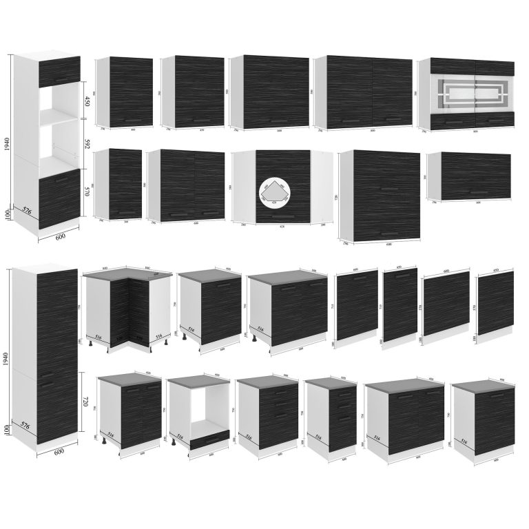 Façade lave-vaisselle 60 cm TOR PO60/0/WT/HK/0/B1/PP