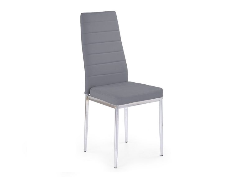 Chaise de cuisine en métal MODERNO gris cendré