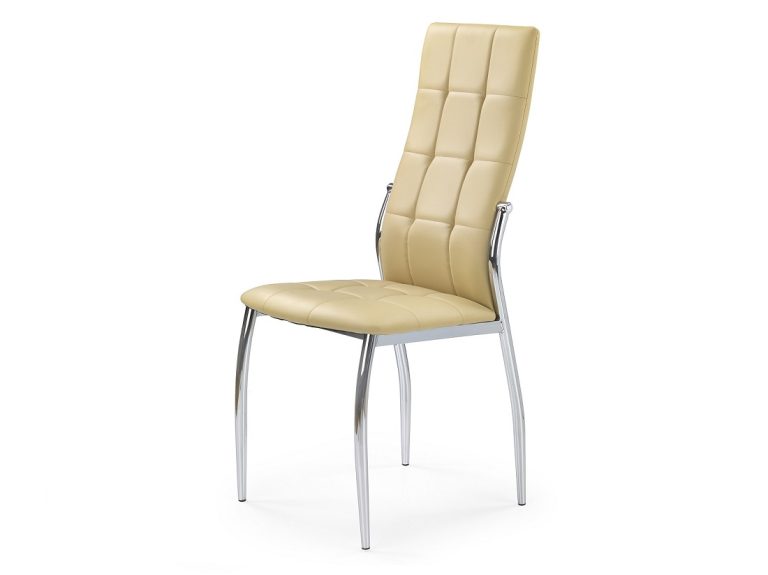 Chaise de cuisine en métal LORENO beige