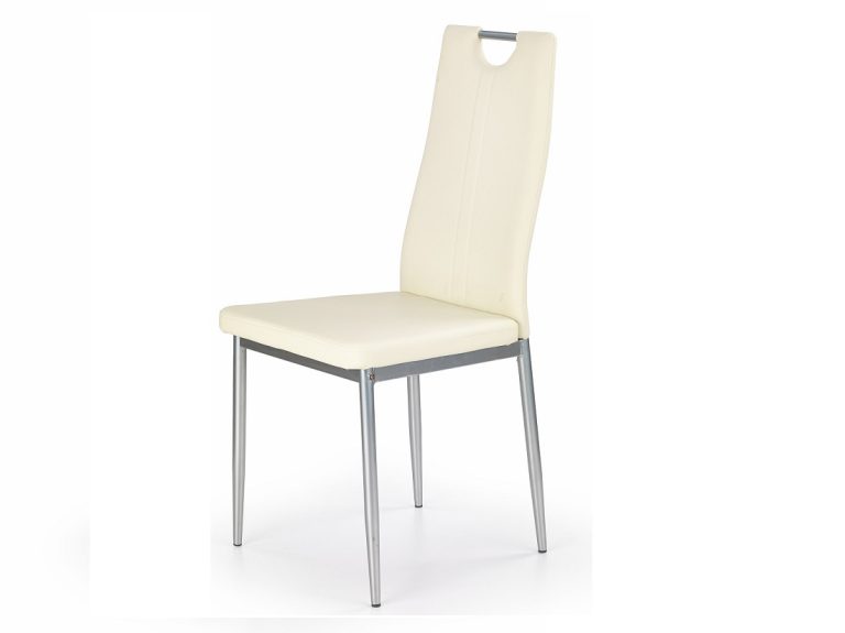 Chaise de cuisine en métal ROBERTO crème