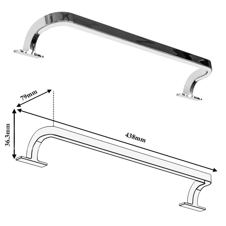 Ensemble de meubles de salle de bain Glamour 4 GLA M 1/0/W/DW/0/MB/PP