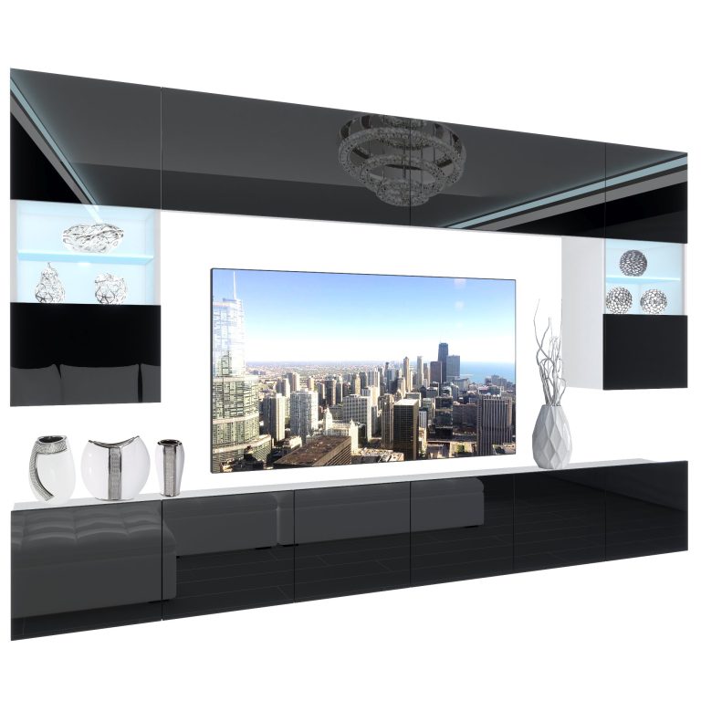 Meuble mural Nexum 9 NEX 1/0/W/B/0/0/PP