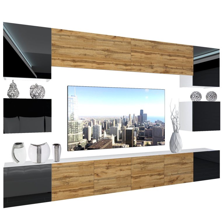 Meuble mural Nexum 52 NEX 3/0/W/BDWBBDW/0/0/PP