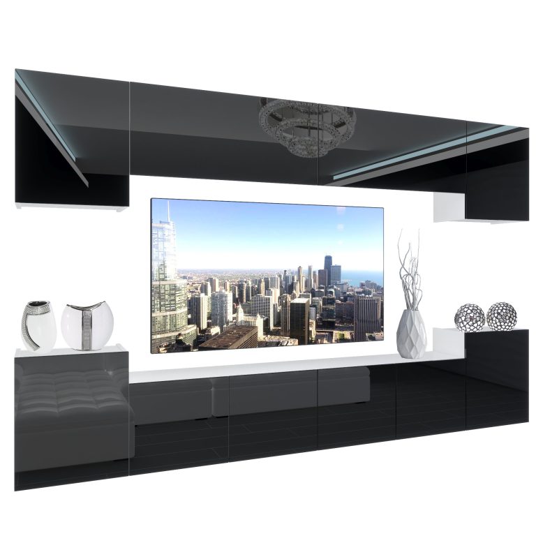 Meuble mural Nexum 65 NEX 4/0/W/B/0/0/PP