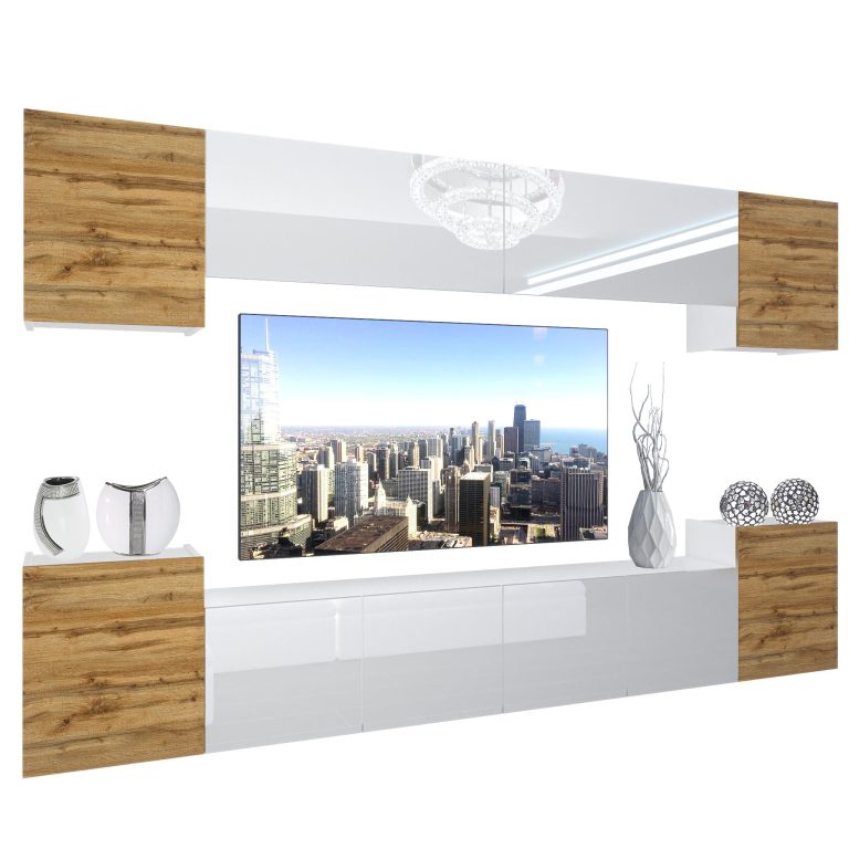 Meuble mural Nexum 62 NEX 4/0/W/DWWDWW/0/0/PP
