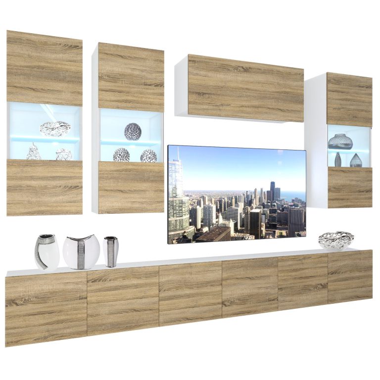 Meuble mural Nexum 84 NEX 5/0/W/DS/0/0/PP