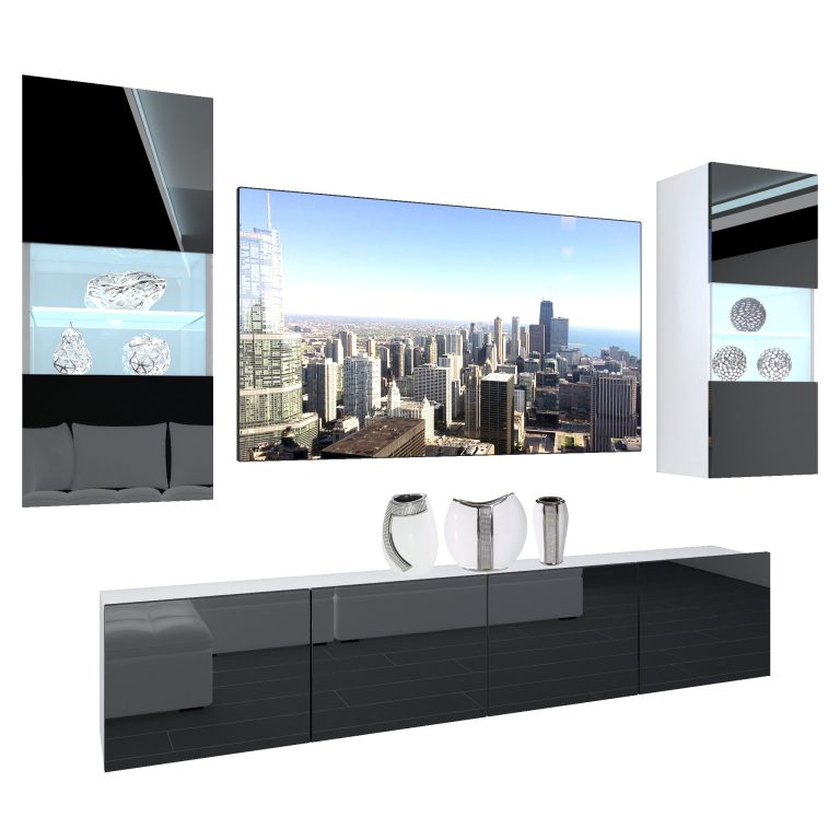 Meuble mural Nexum 106 NEX 7/0/W/B/0/0/PP