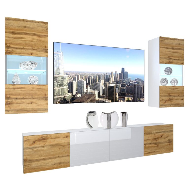 Meuble mural Nexum 104 NEX 7/0/W/DWDWW/0/0/PP
