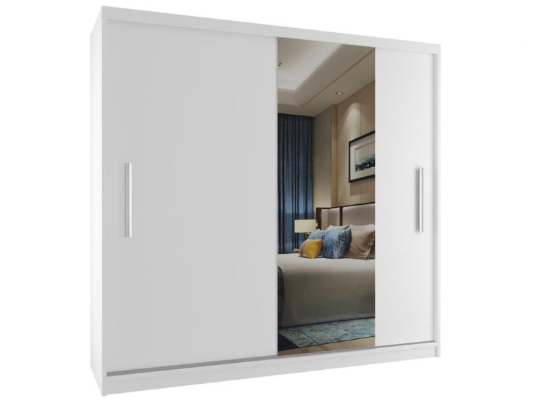 Armoire coulissante 200 cm avec miroir chêne chêne wotan chêne sonoma Fabricant MSE SZP1/2/W/1DS1L/AL