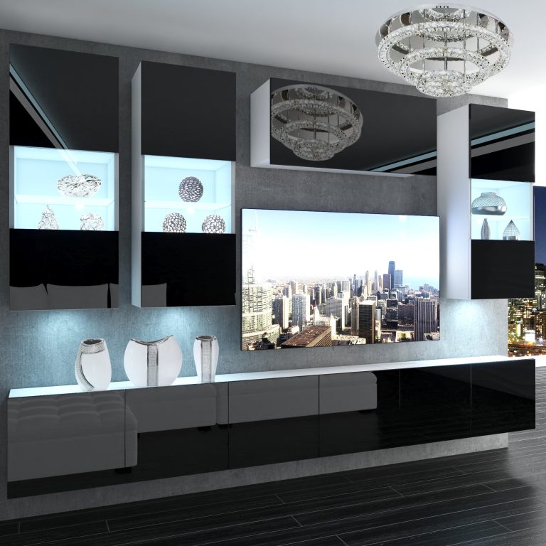 Meuble mural Nexum 80 NEX 5/0/W/DS/0/0/PP