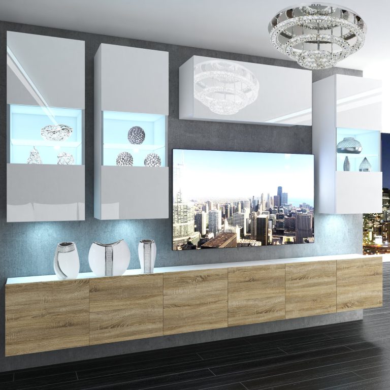 Meuble mural Nexum 77 NEX 5/0/W/WDS/0/0/PP