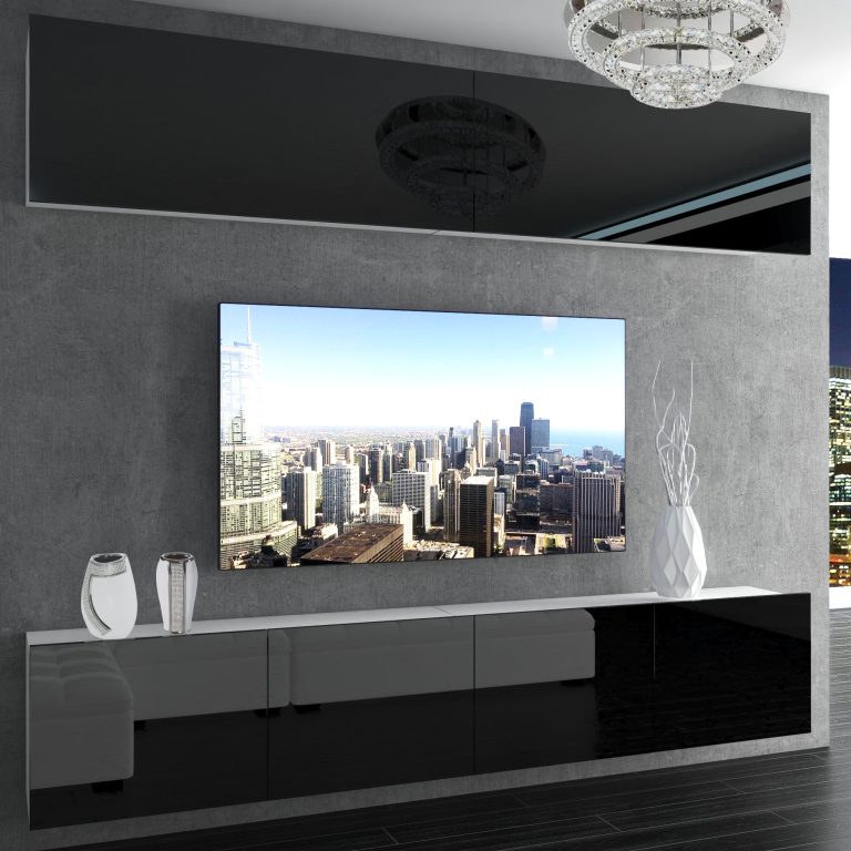 Meuble mural Nexum 92 NEX 6/0/W/B/0/0/PP