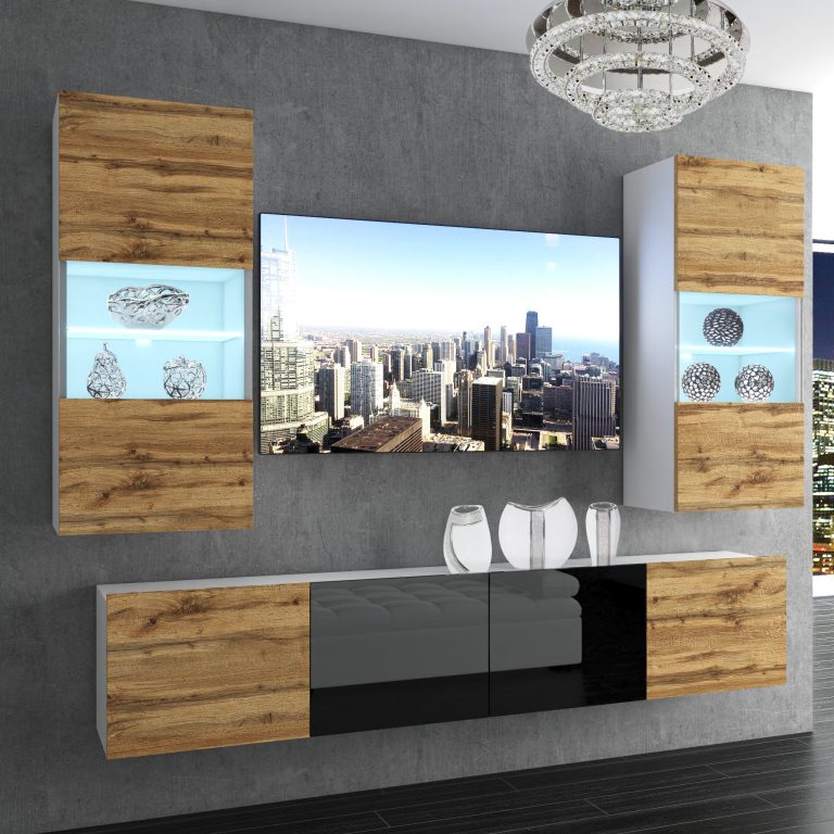 Meuble mural Nexum 109 NEX 7/0/W/DWDWB/0/0/PP
