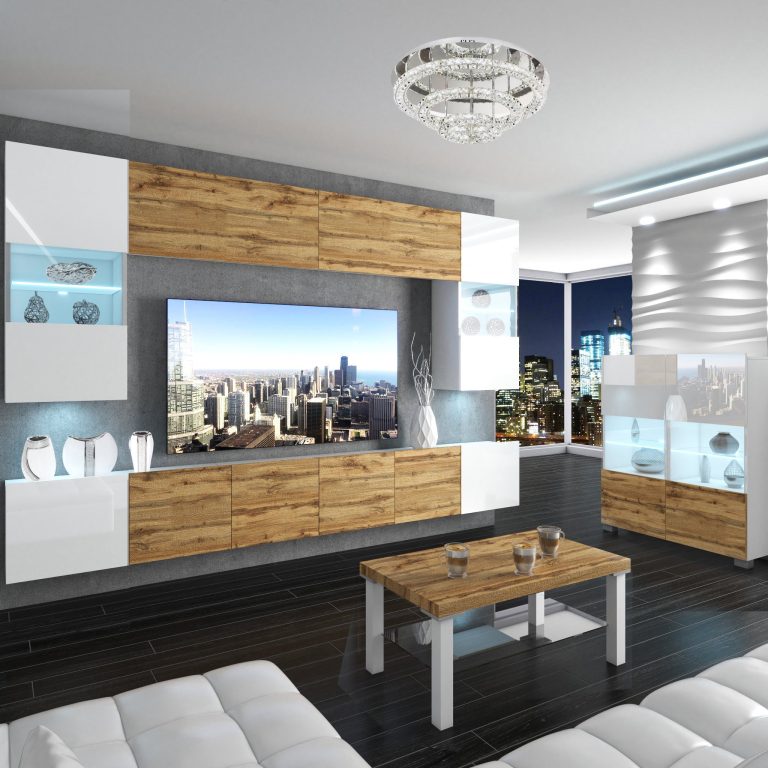 Meuble mural Nexum 7 NEX 1/0/W/WDWWDW/0/0/PP