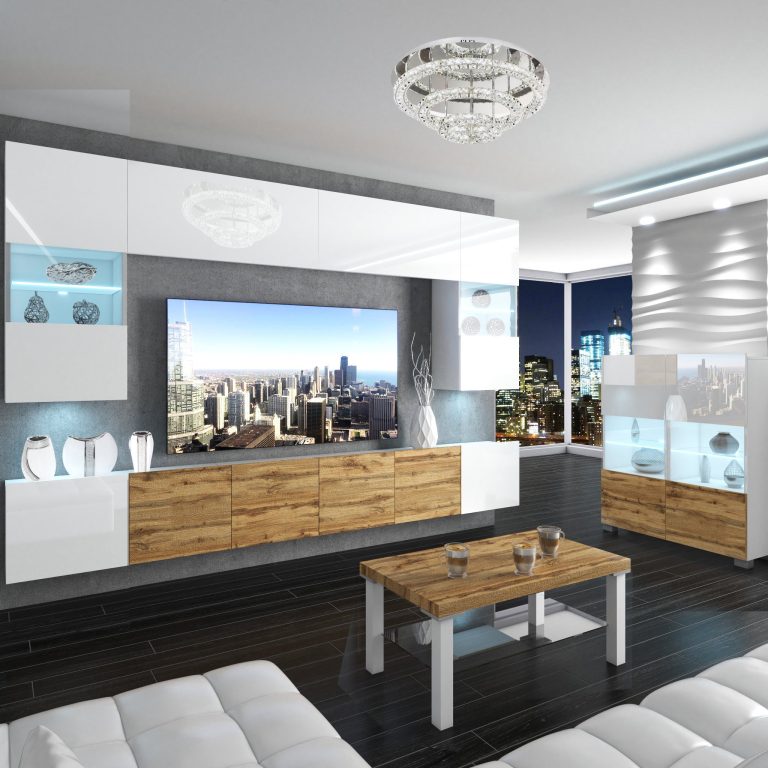 Meuble mural Nexum 8 NEX 1/0/W/WWDW/0/0/PP