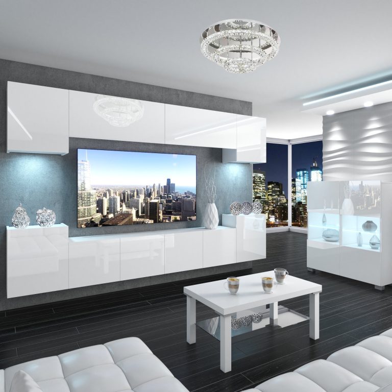 Meuble mural Nexum 57 NEX 4/0/W/W/0/0/PP