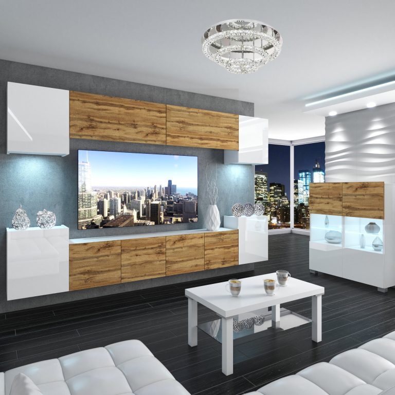 Meuble mural Nexum 63 NEX 4/0/W/WDWWDW/0/0/PP
