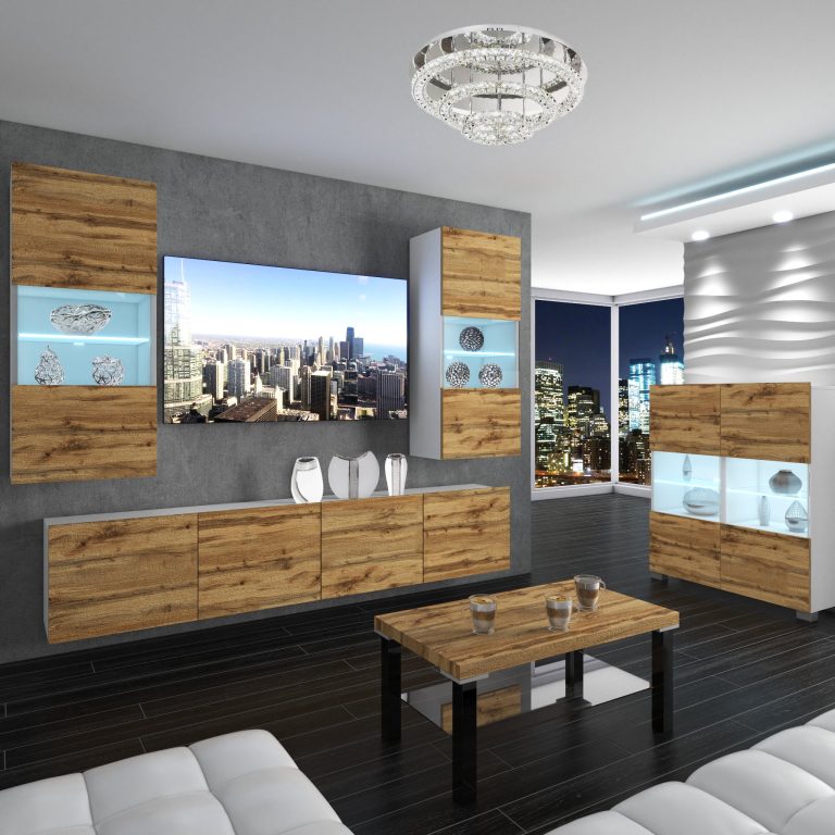 Meuble mural Nexum 113 NEX 7/0/W/DW/0/0/PP
