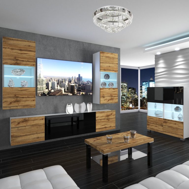 Meuble mural Nexum 109 NEX 7/0/W/DWDWB/0/0/PP
