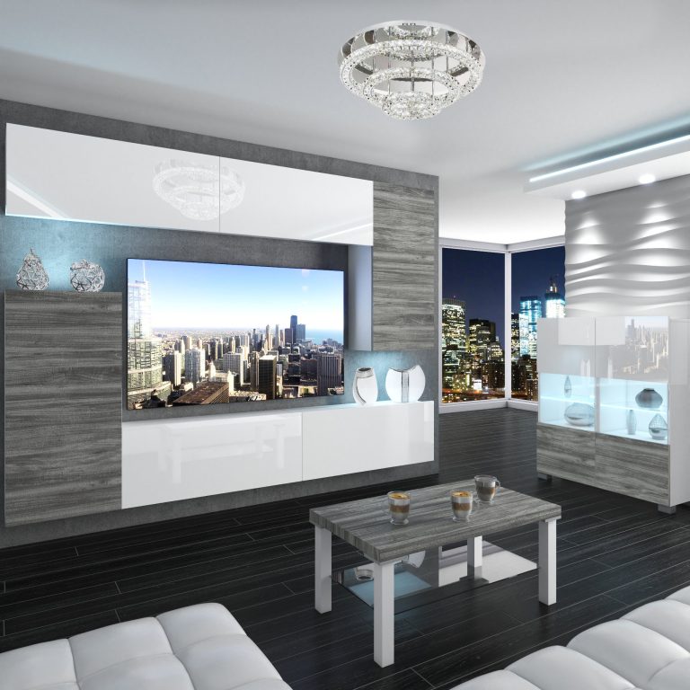 Meuble mural Nexum 119 NEX 8/0/W/WGW1WGW1/0/0/PP