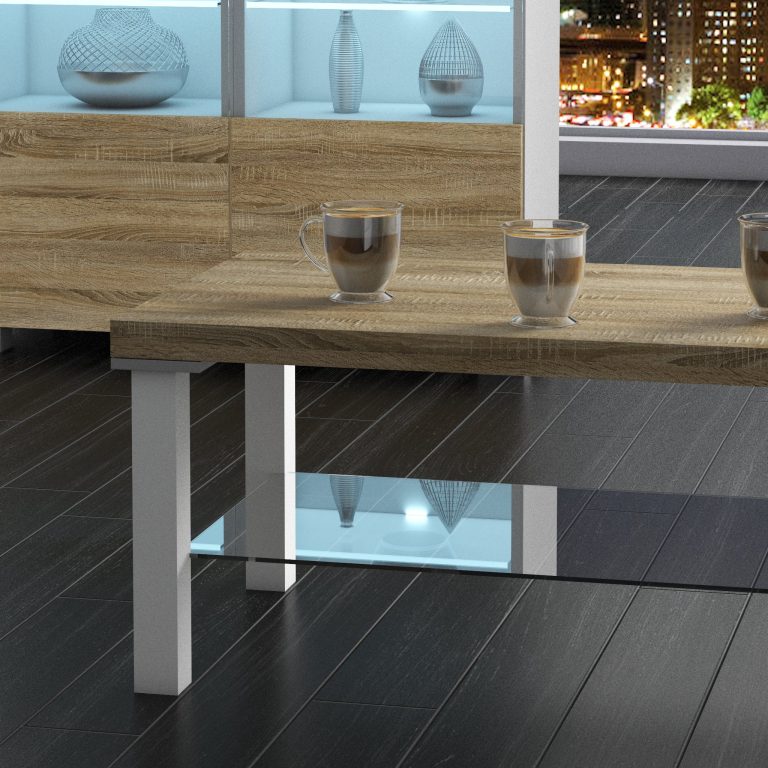 Table basse Nexum 3 NEX SK1/0/W/DS/0/0