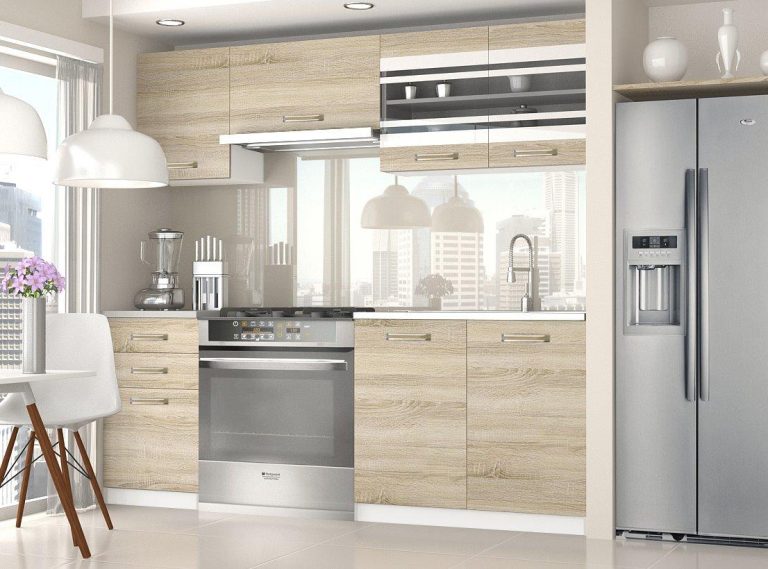 Cuisine Belini 120 cm chêne sonoma avec plan de travail Alina Fabricant TOR ALINA/3/WT/DS/0/F