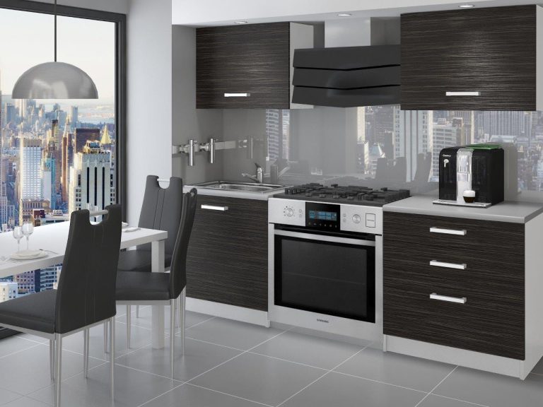 Meubles de cuisine 120 cm marron ébène châtaigne sans plan de travail Fabricant TOR SATURNO/2/WT/HK/BB/P