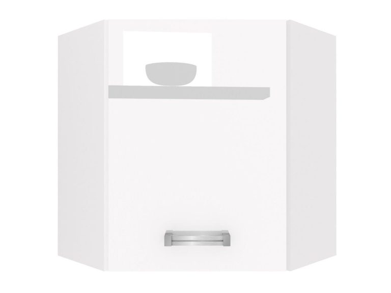 Armoire de cuisine d'angle suspendue INF SGN60/1/WT/W/0/D