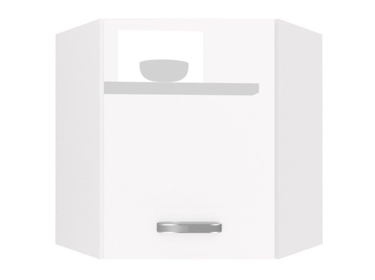 Armoire de cuisine d'angle suspendue INF SGN60/1/WT/W/0/F