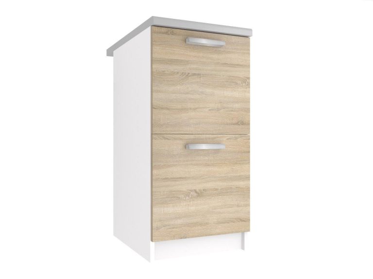 Meuble de cuisine Belini bas 40 cm chêne sonoma avec plan de travail Fabricant TOR SD2-40/0/WT/DS/0/T