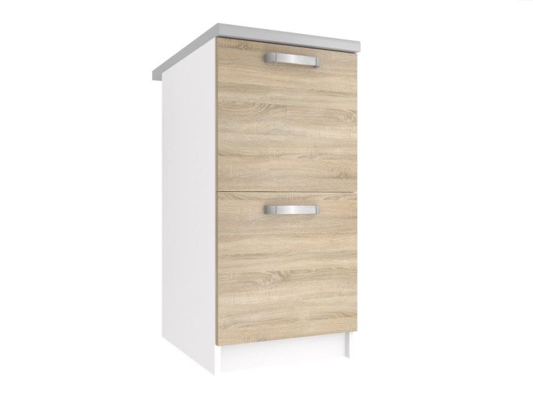 Meuble de cuisine Belini bas 40 cm chêne sonoma avec plan de travail Fabricant TOR SD2-40/0/WT/DS/0/U
