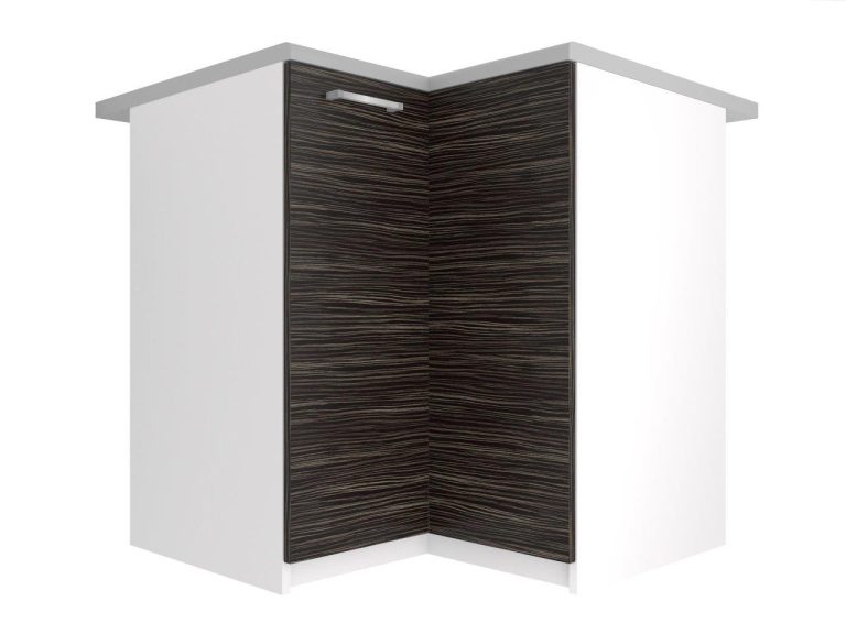 Meuble de cuisine d'angle sans plan de travail TOR SNP90/2/WT/HK/BB/P