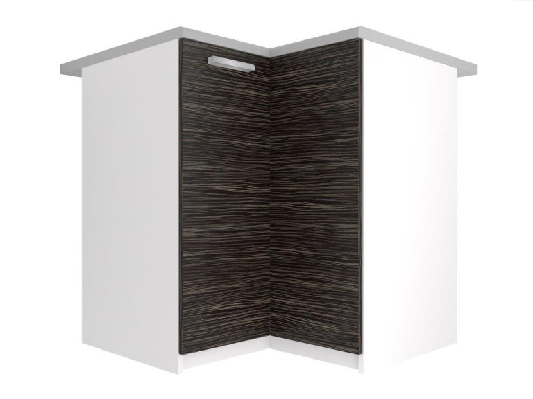 Meuble de cuisine d'angle sans plan de travail TOR SNP90/2/WT/HK/BB/T