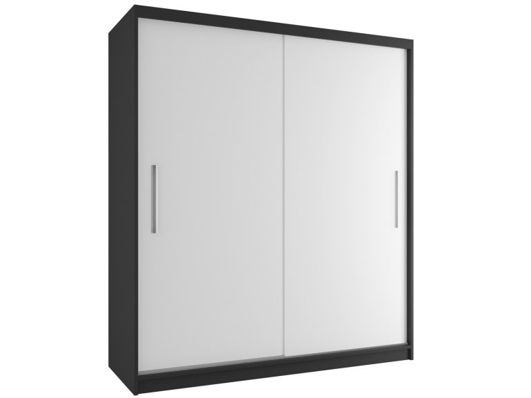 Armoire coulissante 158 cm blanc mat Fabricant SI SZP3/1/B/W/0/AL